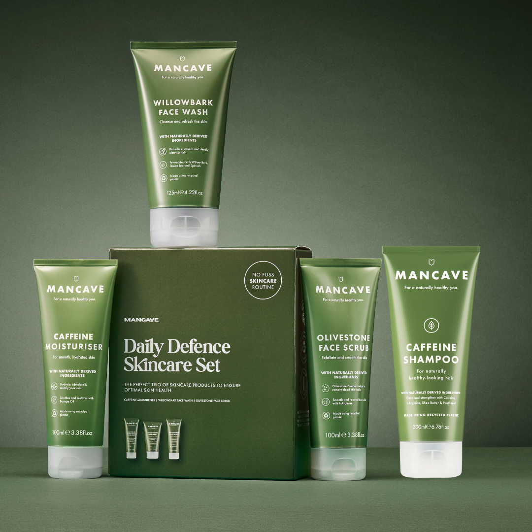 MANCAVE originál set + kofeínový šampón